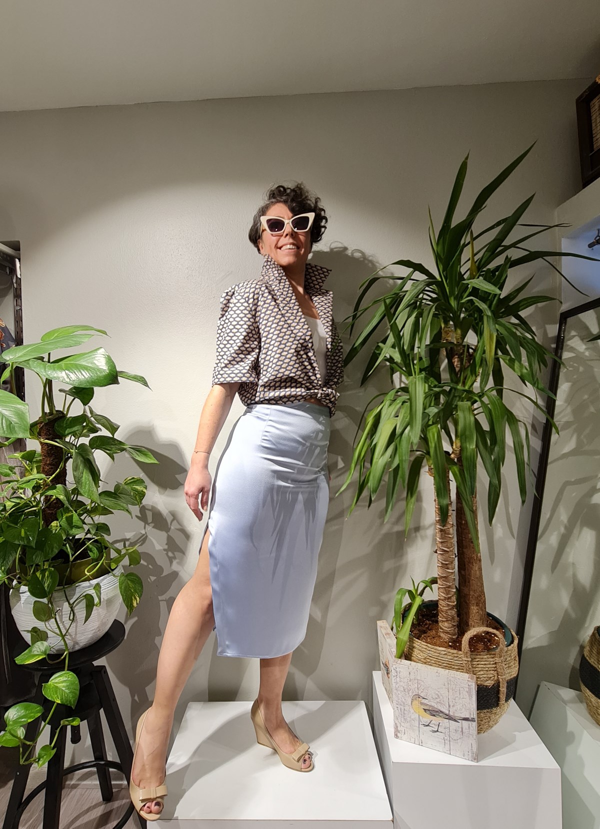 Setinat Yırtmaçlı Etek