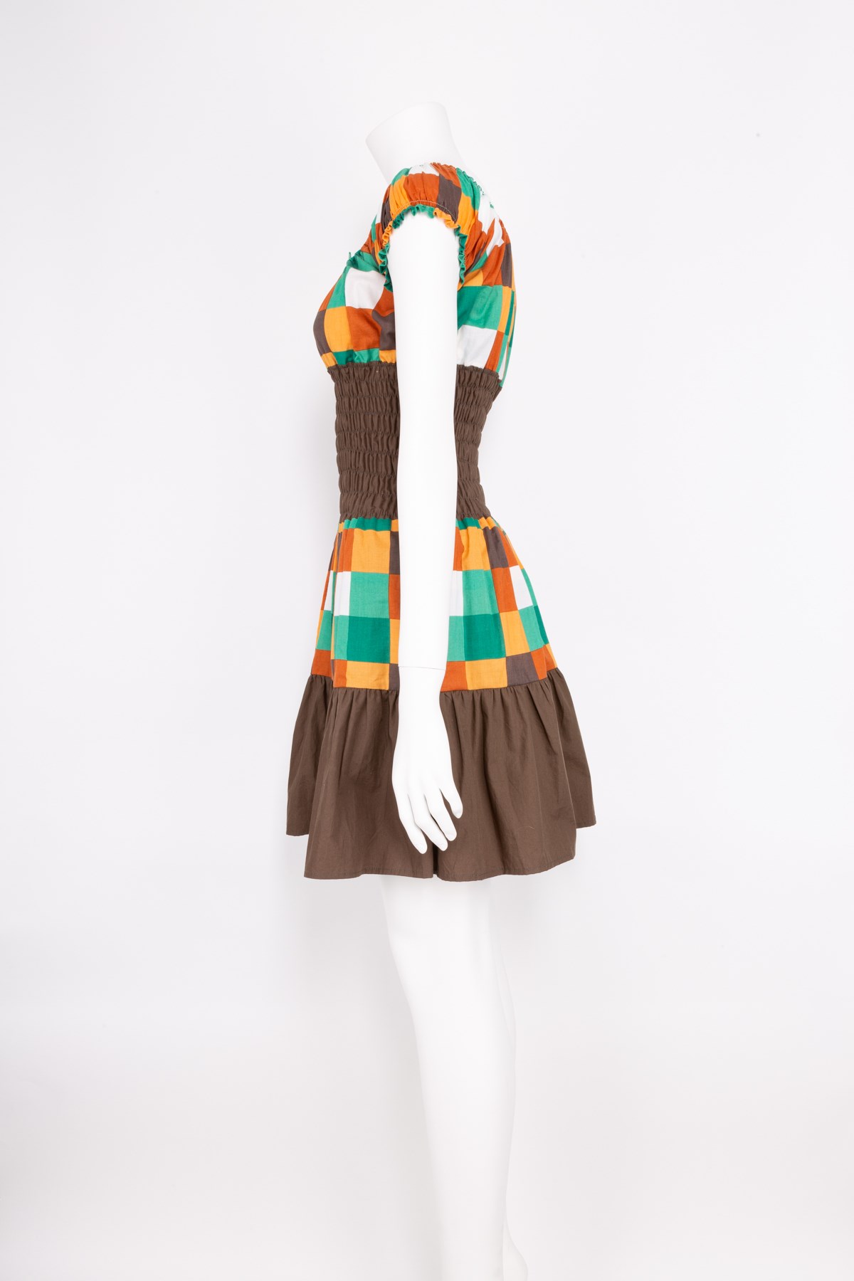 Tartan Mini Elbise