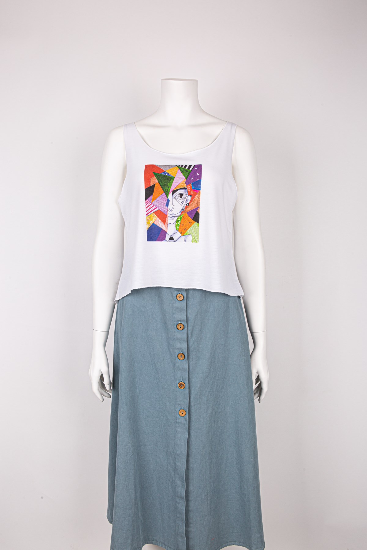 Triangle Askılı T-shirt