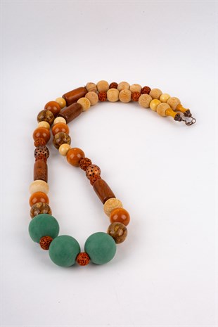 Ahşap Unisex Niyet Kolye