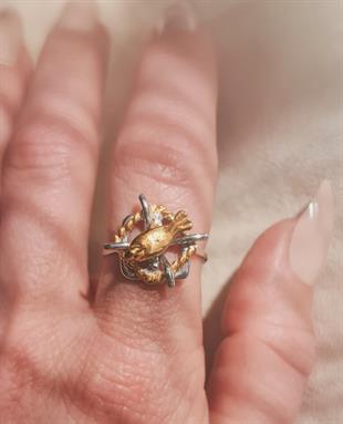 Bird on Nest Gümüş Yüzük