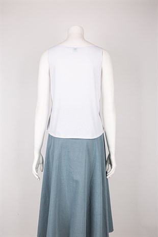 Kalın Kaşlı Madonna Askılı T-shirt