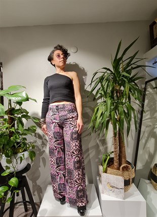 Cama Ampla Kadın Pantolon