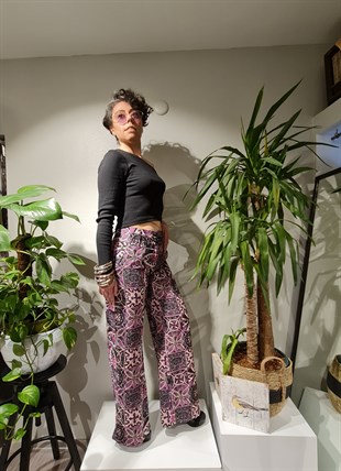 Cama Ampla Kadın Pantolon