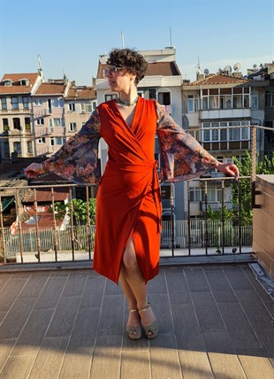 Canyella Kruvaze Elbise