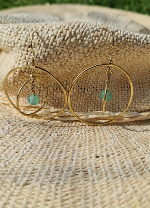 Circle Aventurin Küpe