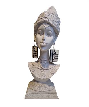 Coral Gümüş Unisex Küpe