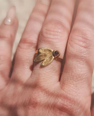 Defne Yaprak Gümüş Yüzük