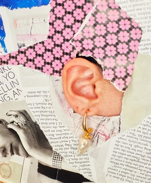 Doğal Barok İnci Küpe