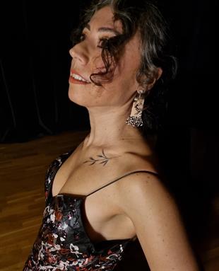 Geyik Desenli Gümüş Küpe