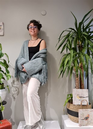 Hurly-Burly El Örgüsü Hırka