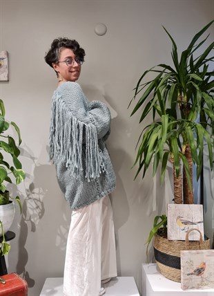 Hurly-Burly El Örgüsü Hırka