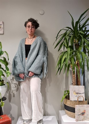 Hurly-Burly El Örgüsü Hırka