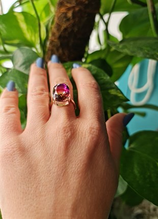 Karpuz Turmalin Yüzük