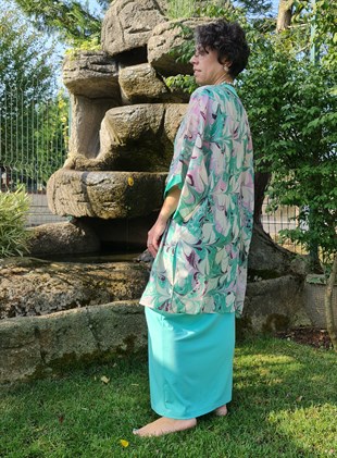 Marbling Kimono