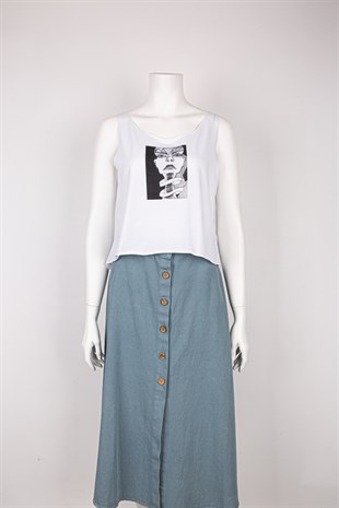 Marilyn Askılı T-shirt