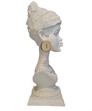 Mismatch Button Küpe