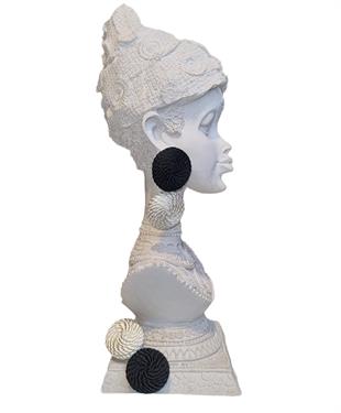 Mismatch Siyah Beyaz Küpe