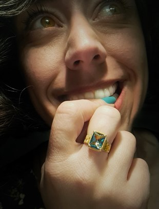 Mistik Topaz Yüzük