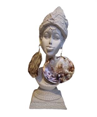 Mother of Pearl Gümüş Küpe
