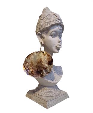 Mother of Pearl Gümüş Küpe
