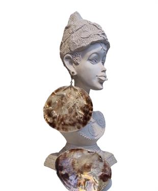 Mother of Pearl Gümüş Küpe