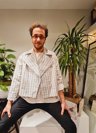 Quadres Vintage Ceket