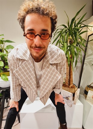 Quadres Vintage Ceket