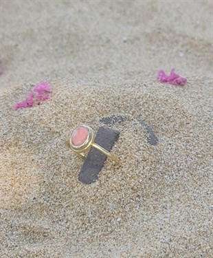 Retro Mercan Yüzük