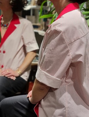 Retro Puantiye Gömlek