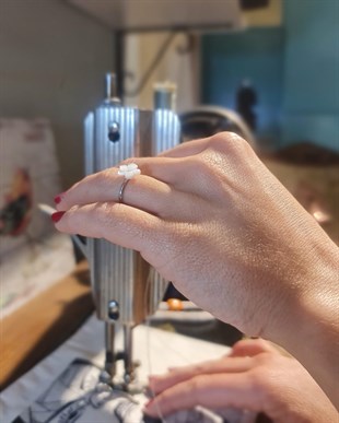 Sedef Çiçek Yüzük