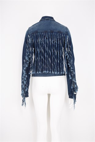 Tassel Denim Ceket