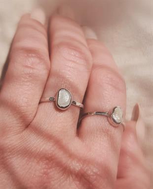 Tiny İnci Gümüş Yüzük