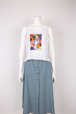 Triangle Askılı T-shirt