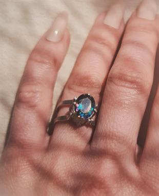 Two in One Gümüş Yüzük