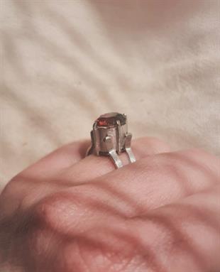 Two in One Gümüş Yüzük