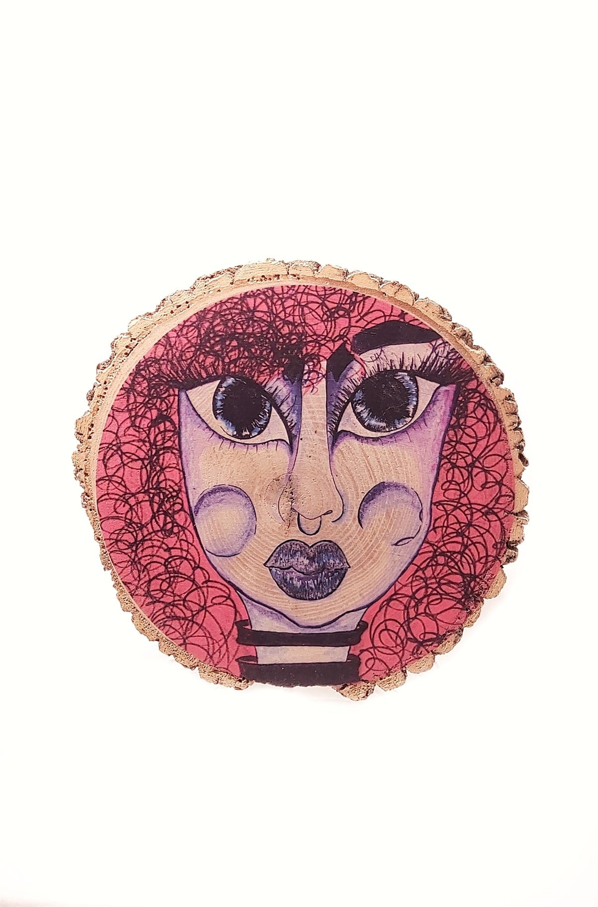 Aklı Karışık Leyla Ahşap Tablo