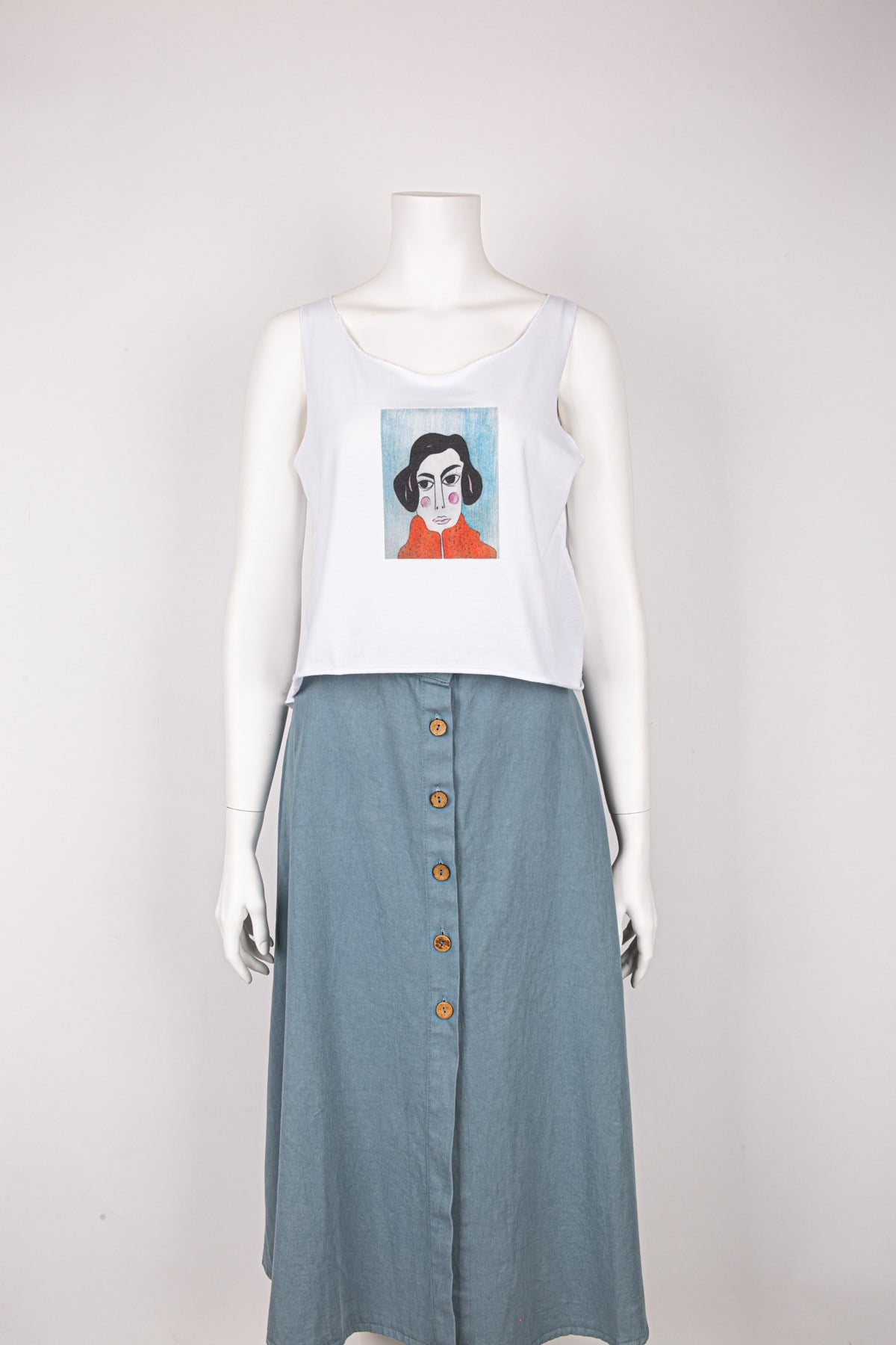 Madonna Askılı Tshirt