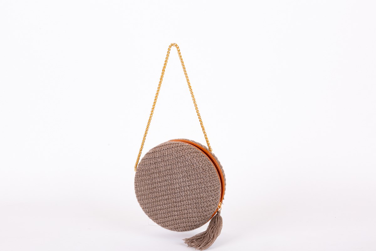 Örgü Tamburin Çanta