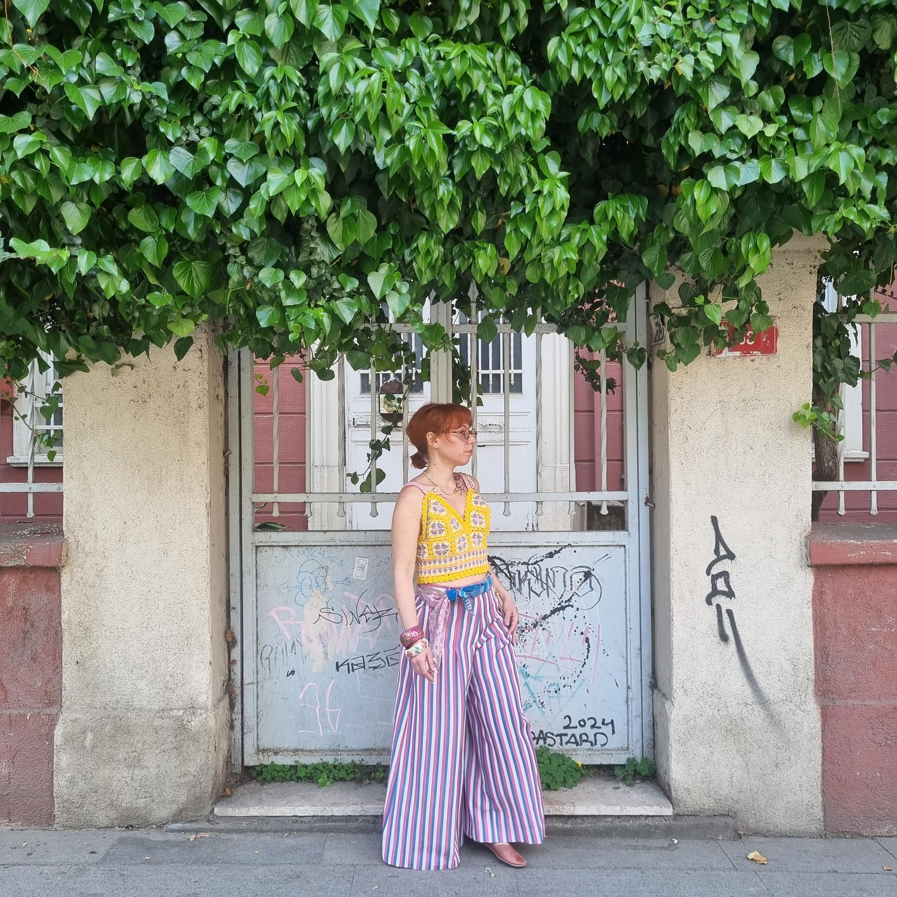 Pinky Clouds Kutnu Kadın Pantolon