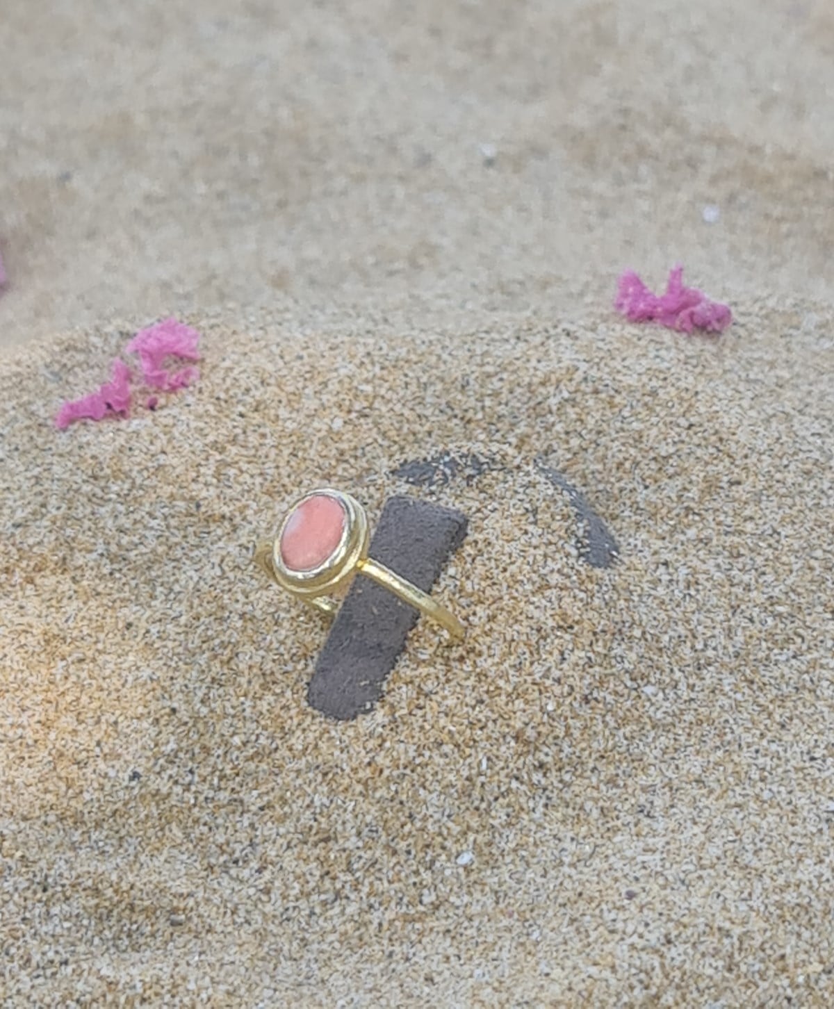 Retro Mercan Yüzük