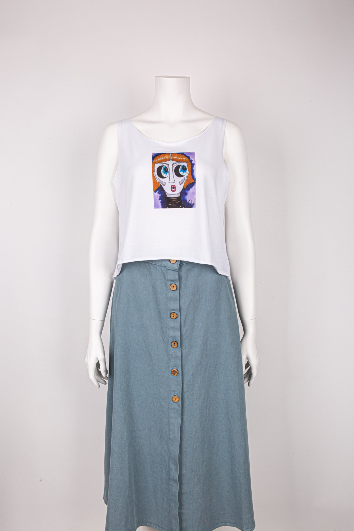 Şaşkın Emily Askılı Tshirt