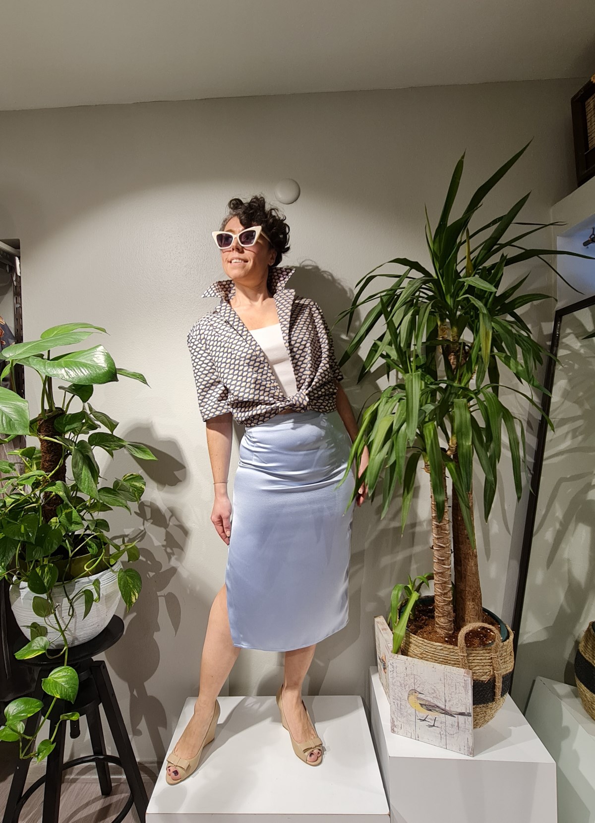 Setinat Yırtmaçlı Etek