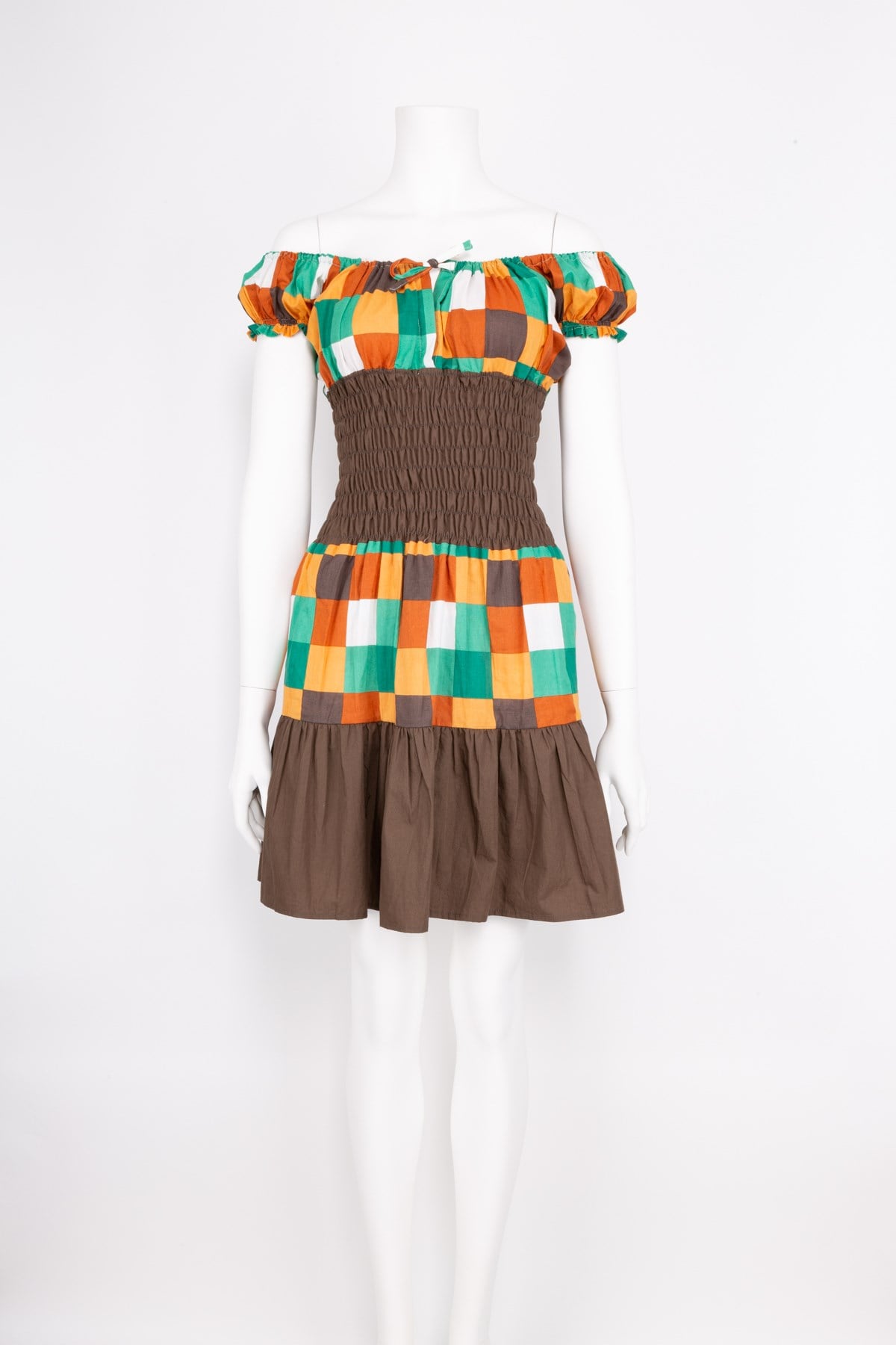 Tartan Mini Elbise