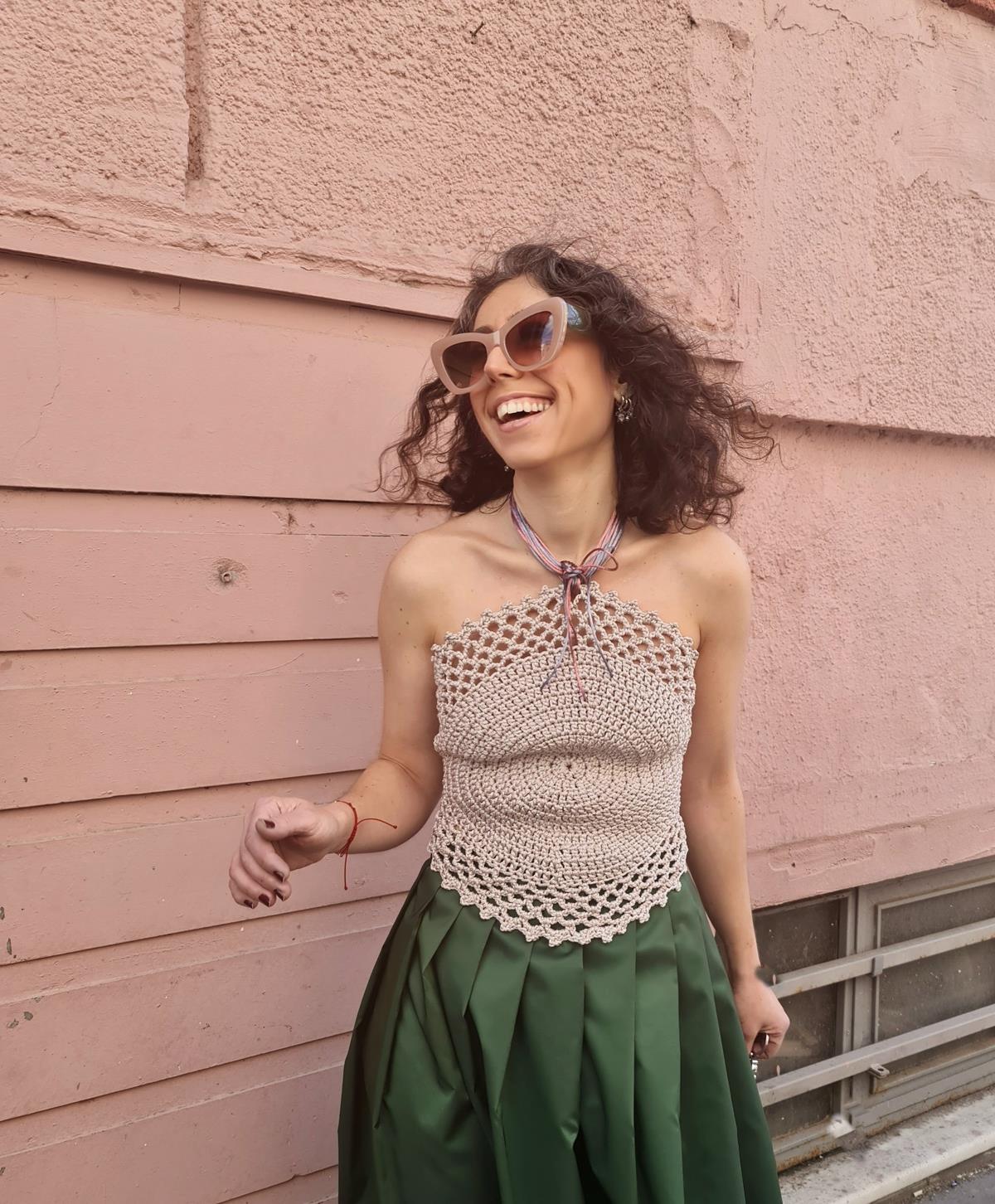 Tasarım Crochet Büstiyer