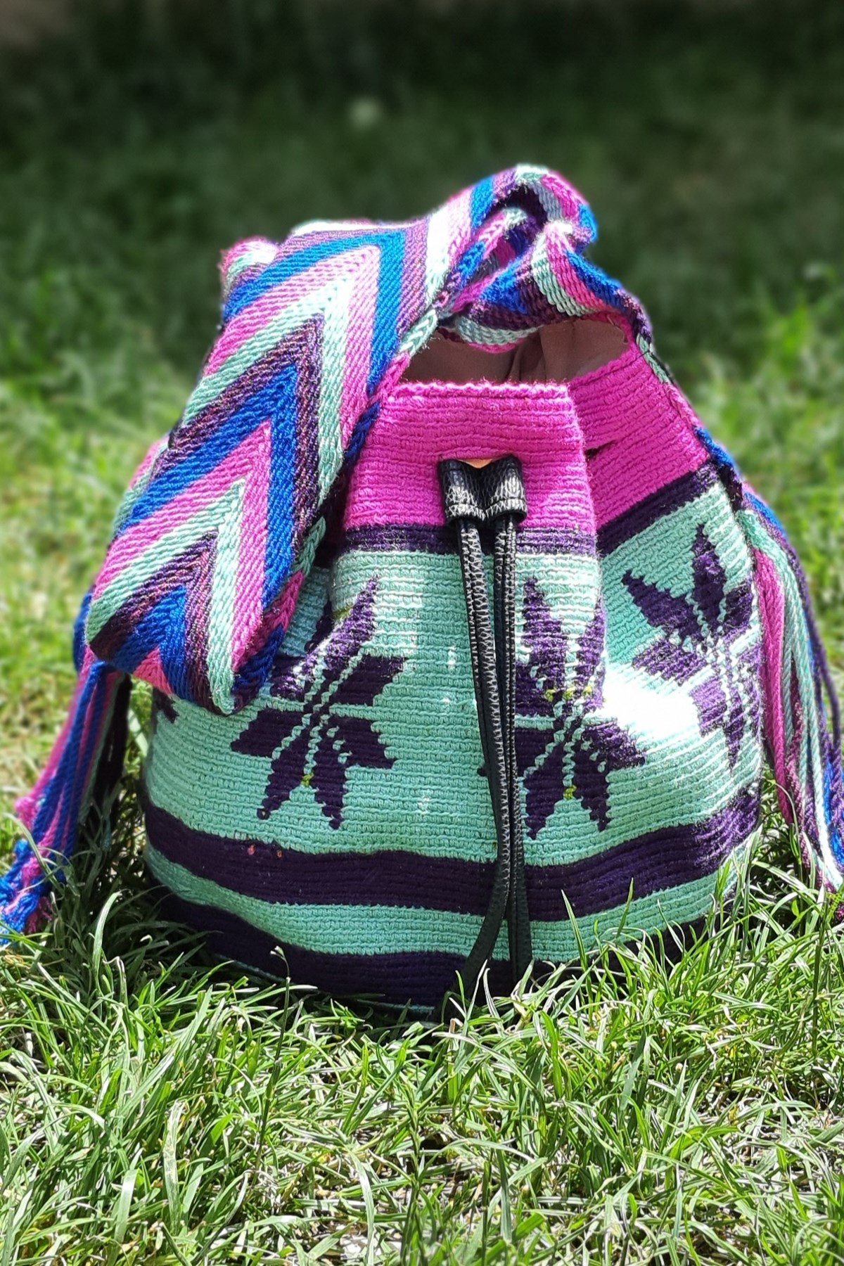 Turkuaz Wayuu Bag