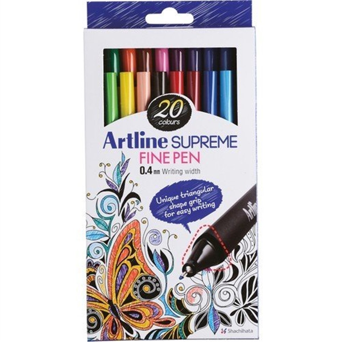 Artline Supreme Fine Pen Keçe Uçlu Kalem 20'li 0.4mm