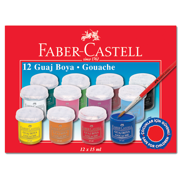 Faber-Castell Guaj Boya 12'li