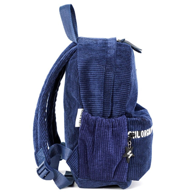 Coolest Fitil Kadife Erkek Çocuk Sırt Çantası Lacivert