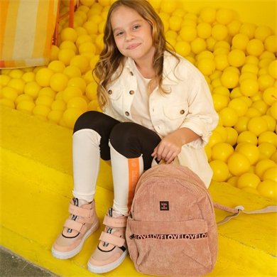 Coolest Kız Çocuk Sırt Çantası Pudra